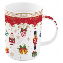 Порцеланова чаша Mug 370мл Christmas Ornaments