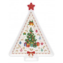 Плато 21х16см коледно дърво Christmas Ornaments