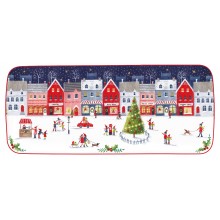 Плато 36х16см Christmas Village