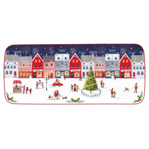 Плато 36х16см Christmas Village Плато 36х16см Christmas Village