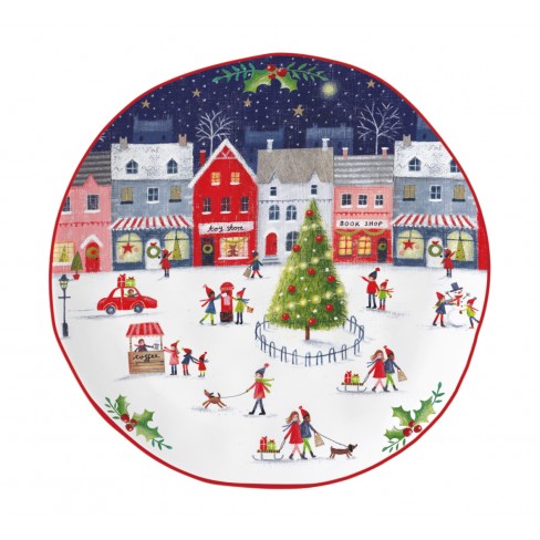 Чиния 21см Christmas Village Чиния 21см Christmas Village