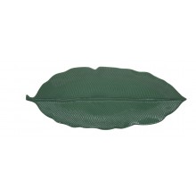 Плато листо 39х16см Leaves зелено