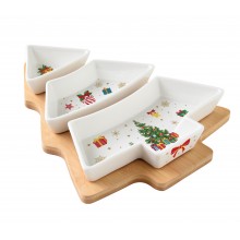 Кт/3 купички с поднос Christmas Ornaments