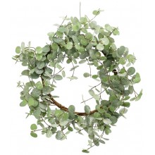 Венец от листа 51х12см Artificial Nature зелен