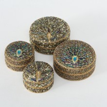 Кутийка за бижута кръгла 7.5см Pfau два вида малка