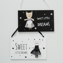 Висяща табелка 12х20см Kitty два вида