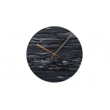 Часовник 25см Marble Time сив