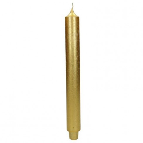 Свещ 3х29.5см златиста Свещ 3х29.5см златиста