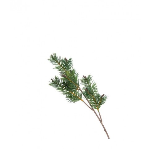 Изкуствена елова клонка 35см Fiore зелена