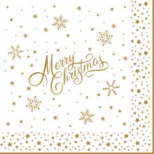 Салфетки 20бр Golden Christmas