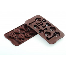 Силиконова форма за шоколадови бонбони Choco Keys