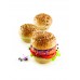 Силиконова форма за печене на хлебчета Burger Bread