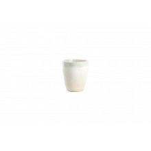 Чаша Mug без дръжка 7.5х8.5см Vivial бяло/зелена