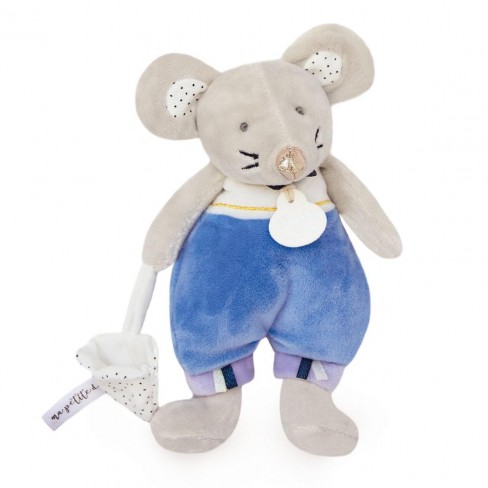 Плюшена играчка мишка с панталон 19см Emile Плюшена играчка мишка с панталон 19см Emile