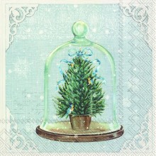 Салфетки 20бр Bell Jar светло сини