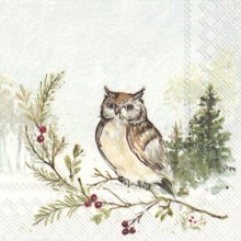 Салфетки 20бр Woodland Owl