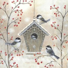 Салфетки 20бр Beautiful Birdhouse
