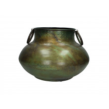 Метална ваза 38x25 см медна