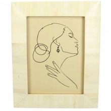 Рамка за снимка 15х20см екрю